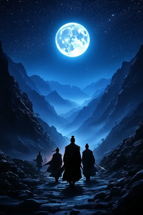 少年行歌剧集封面：星空下结伴远行的少年剑客