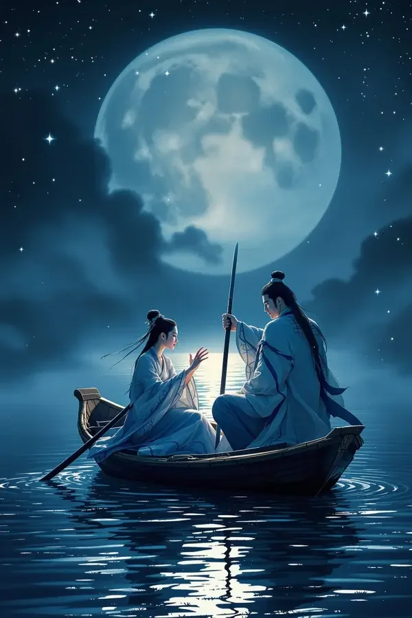 春风渡剧集封面：月夜渡船上的医女与游侠